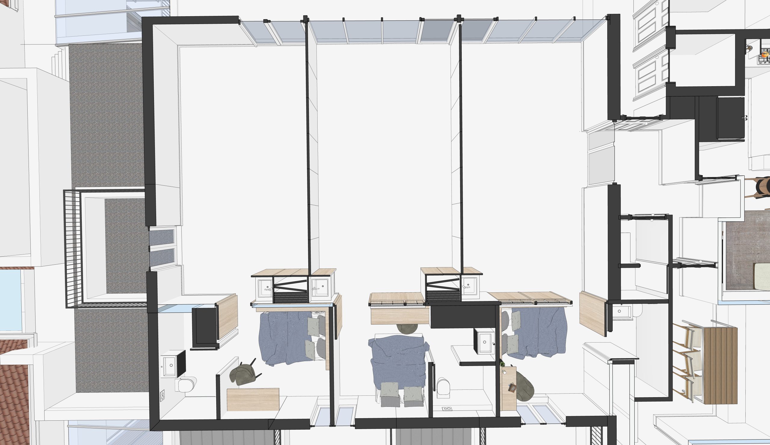 The Lenox Artist Residency 3d Plan Closed