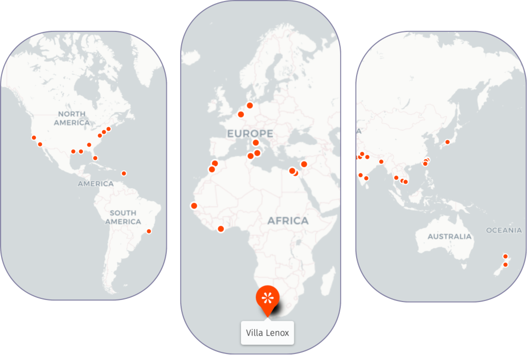 Villa Lenox Map Of French Artistic Residencies Worldwide1